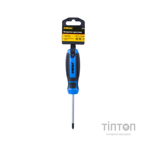 Викрутка Sigma хрестова PH 1x75мм CrV Mega (4009361)