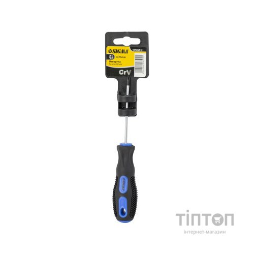 Викрутка Sigma хрестова PH0x75мм СrV (4006501)