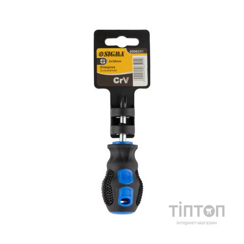 Викрутка Sigma хрестова PH2x38мм СrV (4006591)