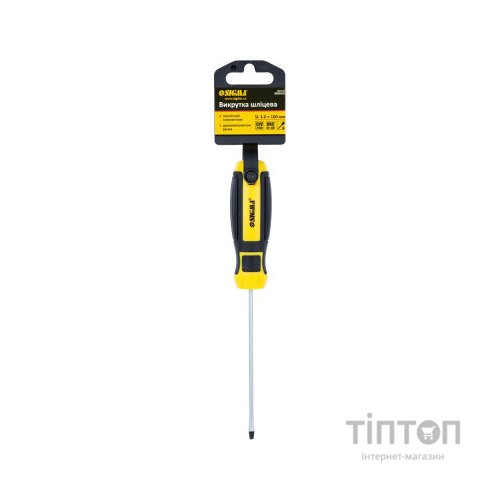 Викрутка Sigma шліцева SL 3.0x100мм CrV Mega (4009161)