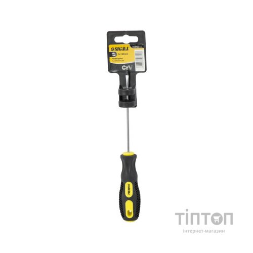 Викрутка Sigma шліцева SL3.0x100мм CrV (4006311)