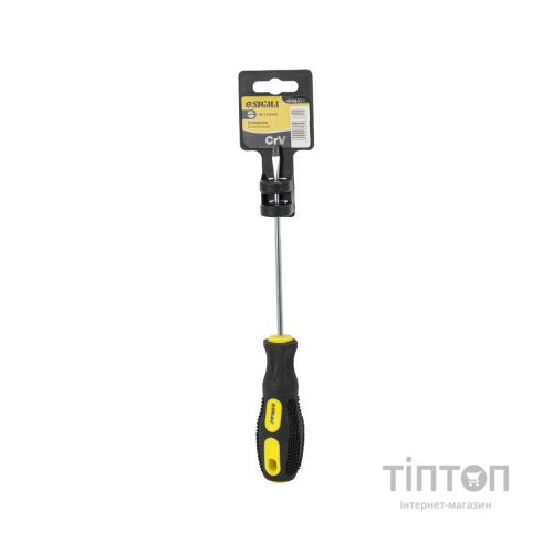 Викрутка Sigma шліцева SL4.0x125мм CrV (4006331)