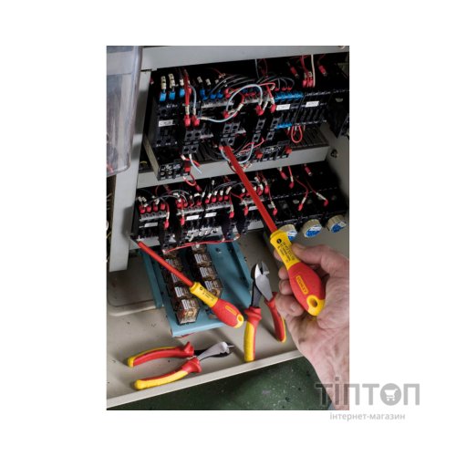 Викрутка Stanley електрика FatMax VDE 1000V ізольована із жалом під прямий шліц SL2,5x50 мм. (0-65-410)