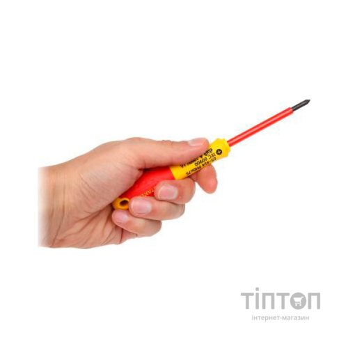 Викрутка Stanley електрика FatMax VDE 1000V ізольована із жалом під шліц Ph0х75мм (0-65-414)
