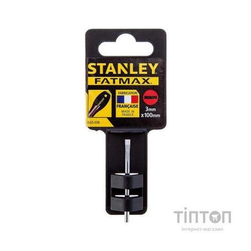 Викрутка Stanley FatMax, SL3x100мм. (0-65-008)