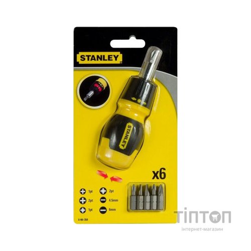 Викрутка STANLEY Multibit Stubby 0-66-358