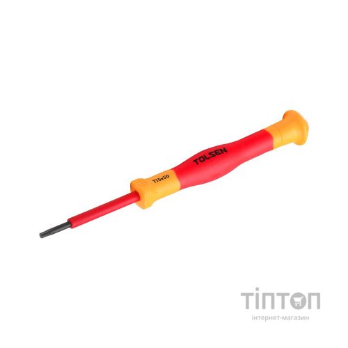 Викрутка Tolsen діелектрична прецизійна VDE Торкс T 15х50 мм (V31815)