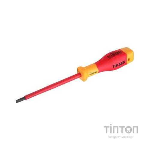 Викрутка Tolsen діелектрична VDE прямий шліц Premium 5.5х1.0х125 мм (V30210)