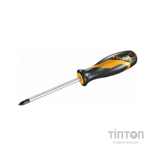 Викрутка Tolsen Ерго хрестова PZ 2х100 мм (20164)