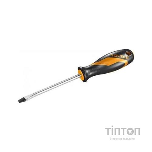 Викрутка Tolsen Ерго приямою шліц 6.5х150 мм (20004)