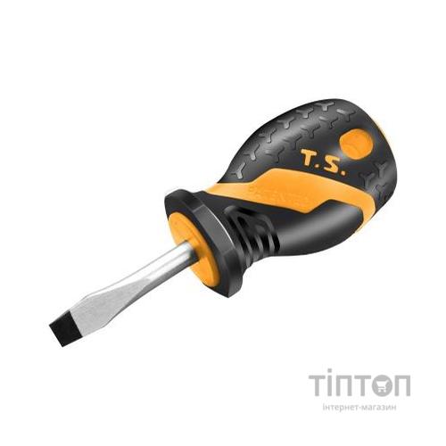 Викрутка Tolsen Ерго приямою шліц 6.5х38 мм (20132)