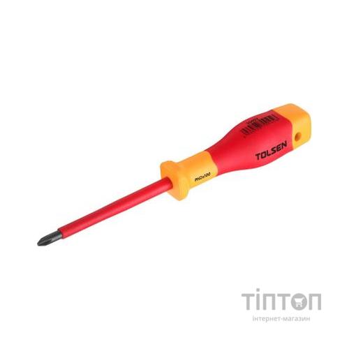 Викрутка Tolsen Premium діелектрична VDE хрестова PZ 3х150 мм (V30603)