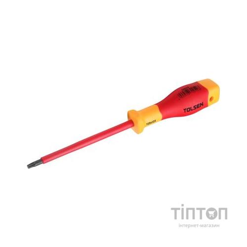 Викрутка Tolsen Premium діелектрична VDE Торкс T 15х80 мм (V30815)