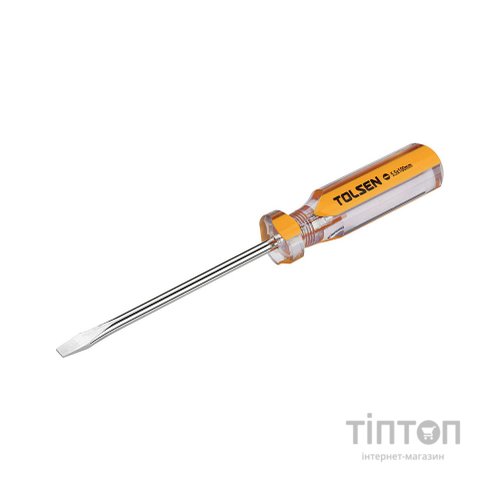 Викрутка Tolsen прямий шліц 3х75 мм (20701)