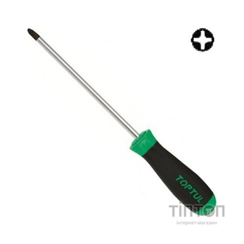 Викрутка Toptul хрестоподібна PH1x80 (FBAB0108)