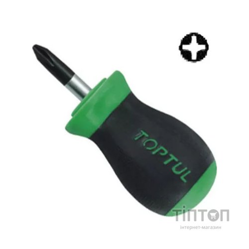 Викрутка Toptul коротка хрестова PH1x25 (FBBB0103)