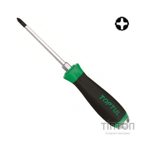 Викрутка Toptul ударна під ключ хрестова PH2x100 (FBGB0210)