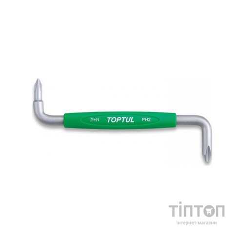 Викрутка Toptul вороток хрестова S-подібна PH1xPH2 (FBKA0102)