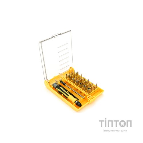 Викрутка Voltronic 45-in-1, насадки та головки, довжина тримача 88 mm (YT-45-1)