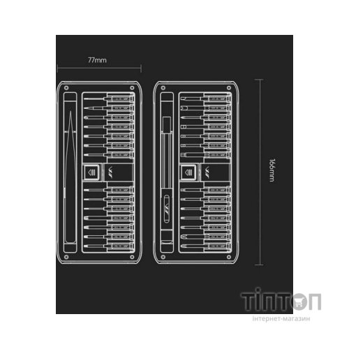 Викрутка Xiaomi JIMIHOME 30in1 Black (JM-GNT30)