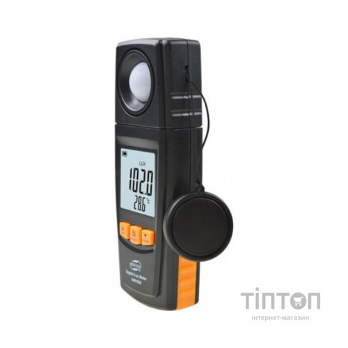 Вимірювач освітленості Benetech люксметр + термометр, USB (GM1020)