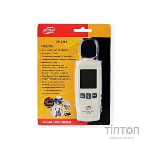 Вимірювач рівня шуму Benetech 30-130 дБ (GM1352)