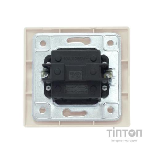 Вимикач SVEN SE-104 ivory (6438162010522)