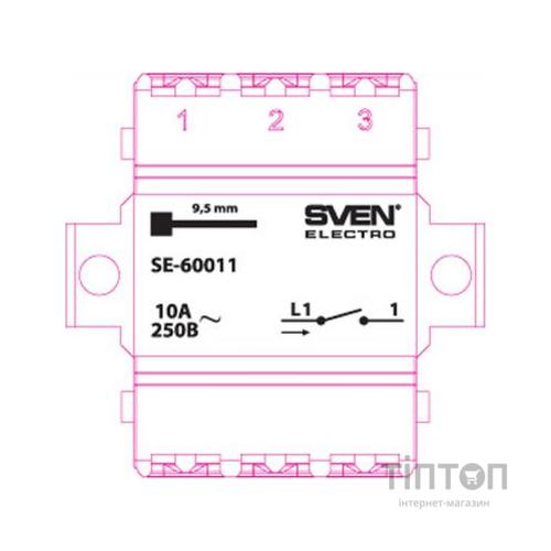 Вимикач SVEN SE-60011 white (4895134780807)