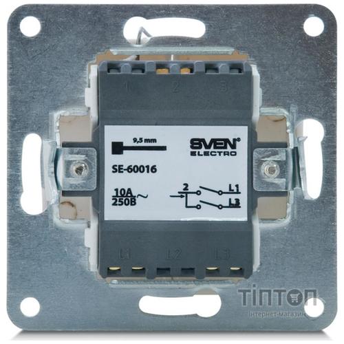 Вимикач SVEN SE-60016-C cream (4895134781507)
