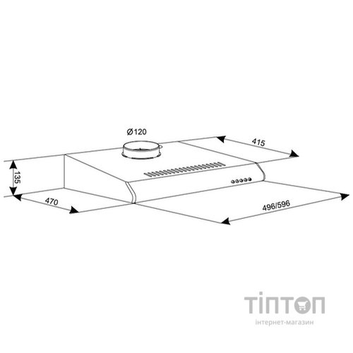 Витяжка Eleyus Line I 60 BR