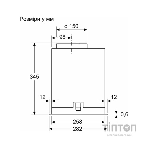 Витяжка кухонна Bosch DLN56AC60