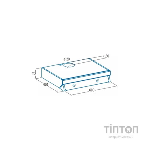 Витяжка кухонна Cata F 2060 wh