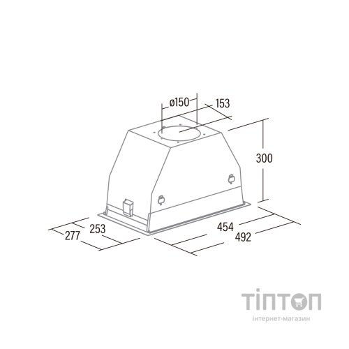 Витяжка кухонна Cata GC DUAL 45 BK