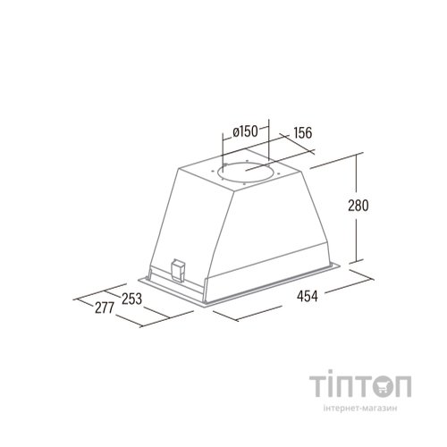 Витяжка кухонна Cata GT-PLUS 45 WH