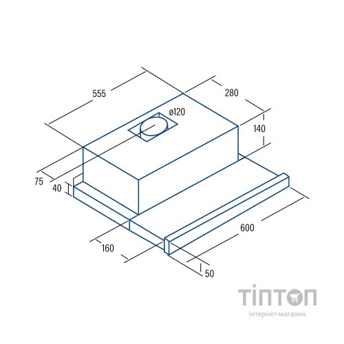 Витяжка кухонна Cata TF-5260 X