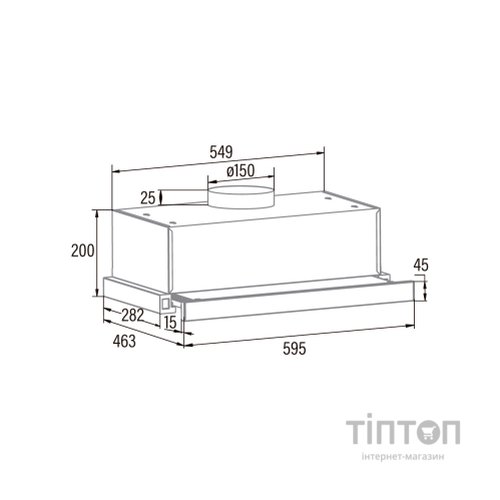 Витяжка кухонна Cata TFB-5160 X