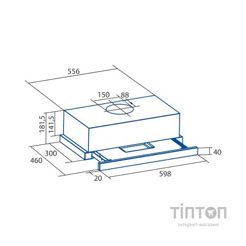Витяжка кухонна Cata TFH 6430 gwh