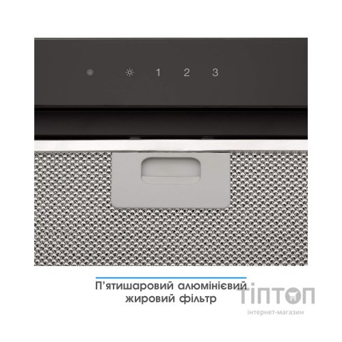 Витяжка кухонна Eleyus GEMINI 700 LED 52 BL