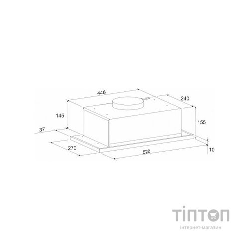 Витяжка кухонна Eleyus INTO 700 52 WH