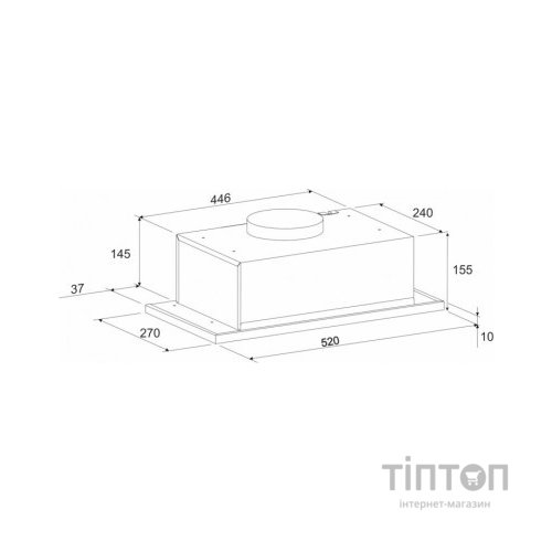 Витяжка кухонна Eleyus INTO 960 52 WH