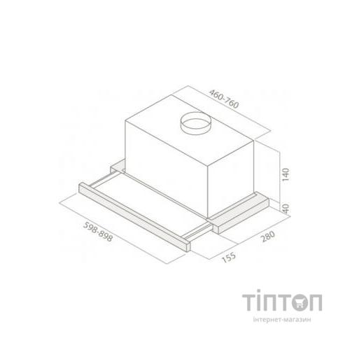 Витяжка кухонна ELICA ELITE 14 LUX BL/A/60