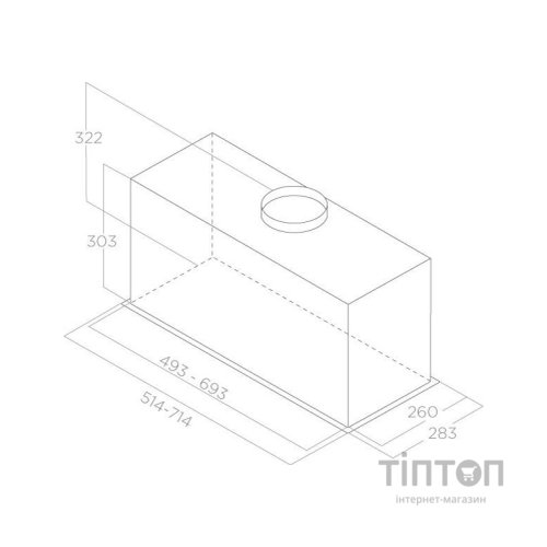 Витяжка кухонна Elica LANE IX/A/52