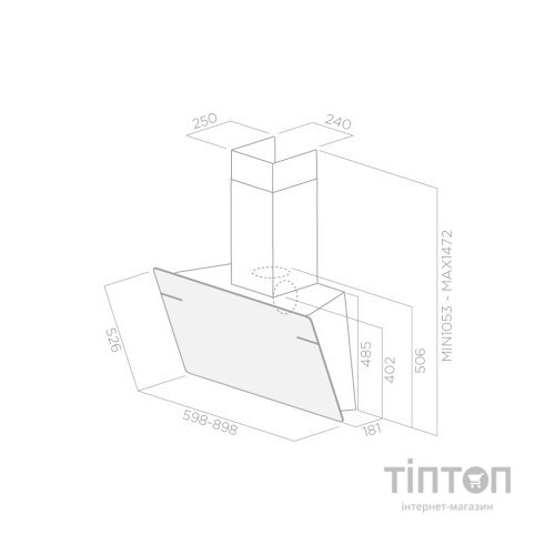 Витяжка кухонна Elica LESSENZA WH/A/60