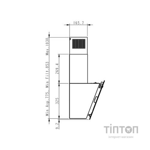 Витяжка кухонна Elica LIXA BL/A/60 (LIXABL/A/60)