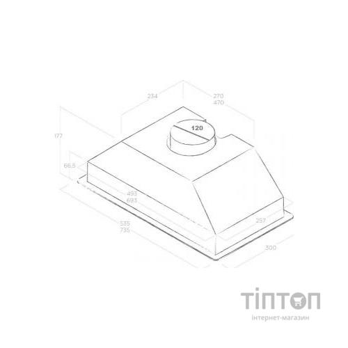 Витяжка кухонна Faber ERA C WH/A/72