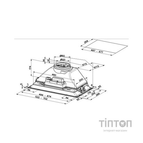 Витяжка кухонна Faber INKA SMART HC X A52