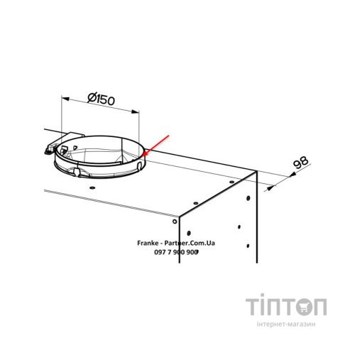 Витяжка кухонна Franke Box Flush EVO FBFE BK MATT A70 (305.0665.365)