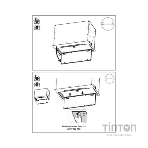 Витяжка кухонна Franke Box Flush EVO FBFE BK MATT A70 (305.0665.365)