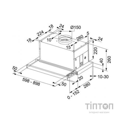 Витяжка кухонна Franke Maxima FTC 626 XSL (110.0275.345)