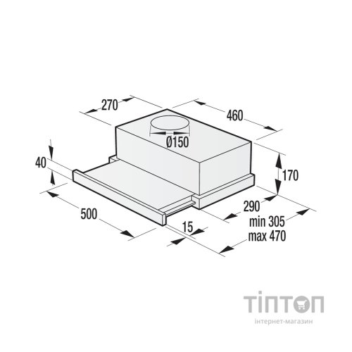 Витяжка кухонна Gorenje BHP523E10X